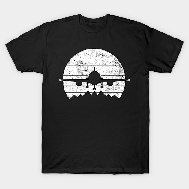 Airplane Aircraft Aviation Vintage T-Shirt by KAWAIITEE